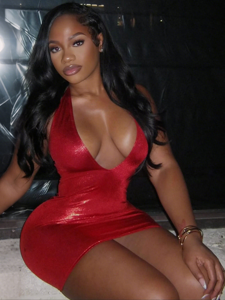 Sukienka Sisiterlinda Sexy Y2K – Y2K Backless Halter Mini Dress recenzja i cena