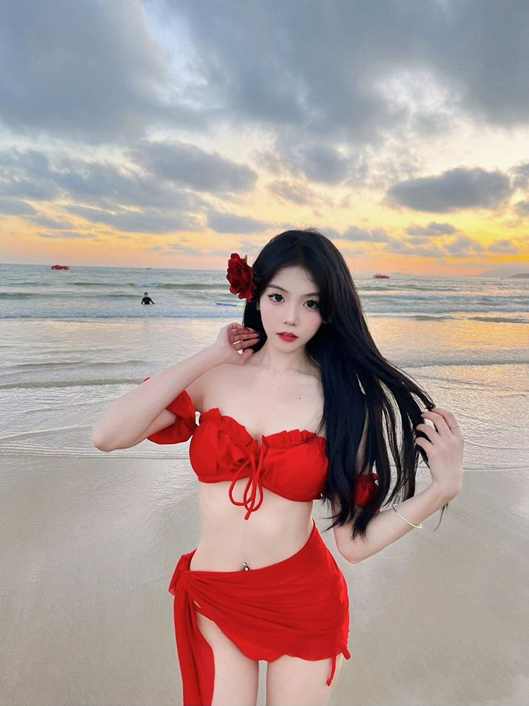 Seksowne czerwone bikini dla k – Swimwear recenzja i cena