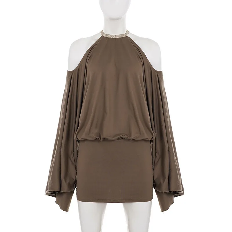 Europejskie Amerykańskie Gorąc – Y2K Backless Halter Mini Dress recenzja i cena