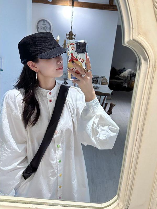 Sukienka koszulowa damska plus – Korean Style A Line Shirt Dress recenzja i cena