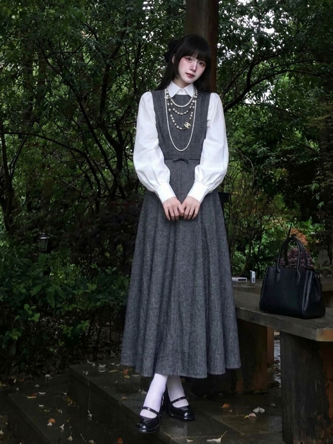 Koreański zestaw sukienek w st – Korean Style A Line Shirt Dress recenzja i cena