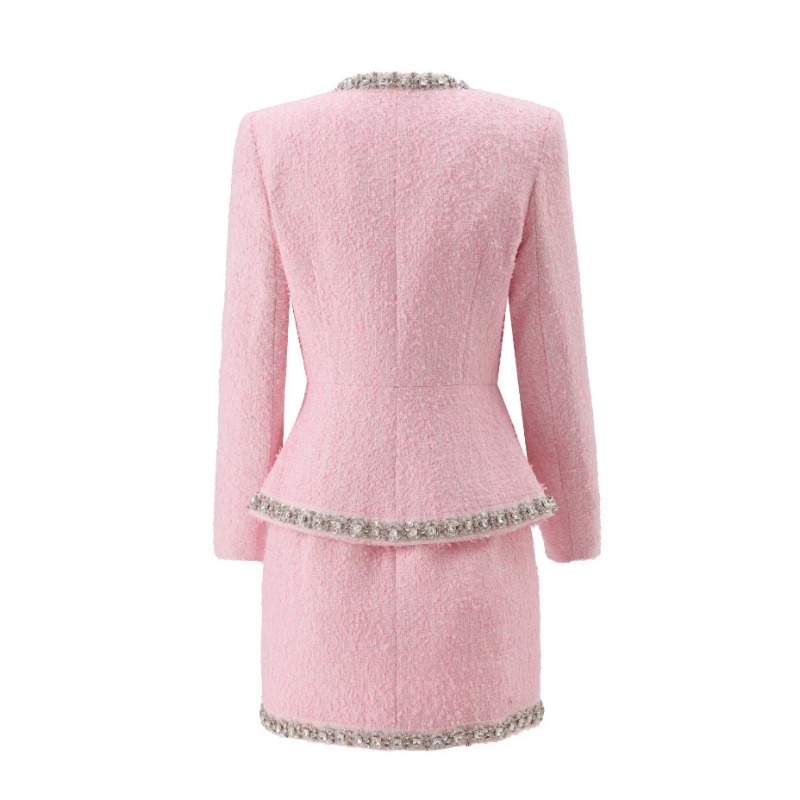 Damski dwuczęściowy zestaw z r – Tweed Two Piece Blazer Dress recenzja i cena