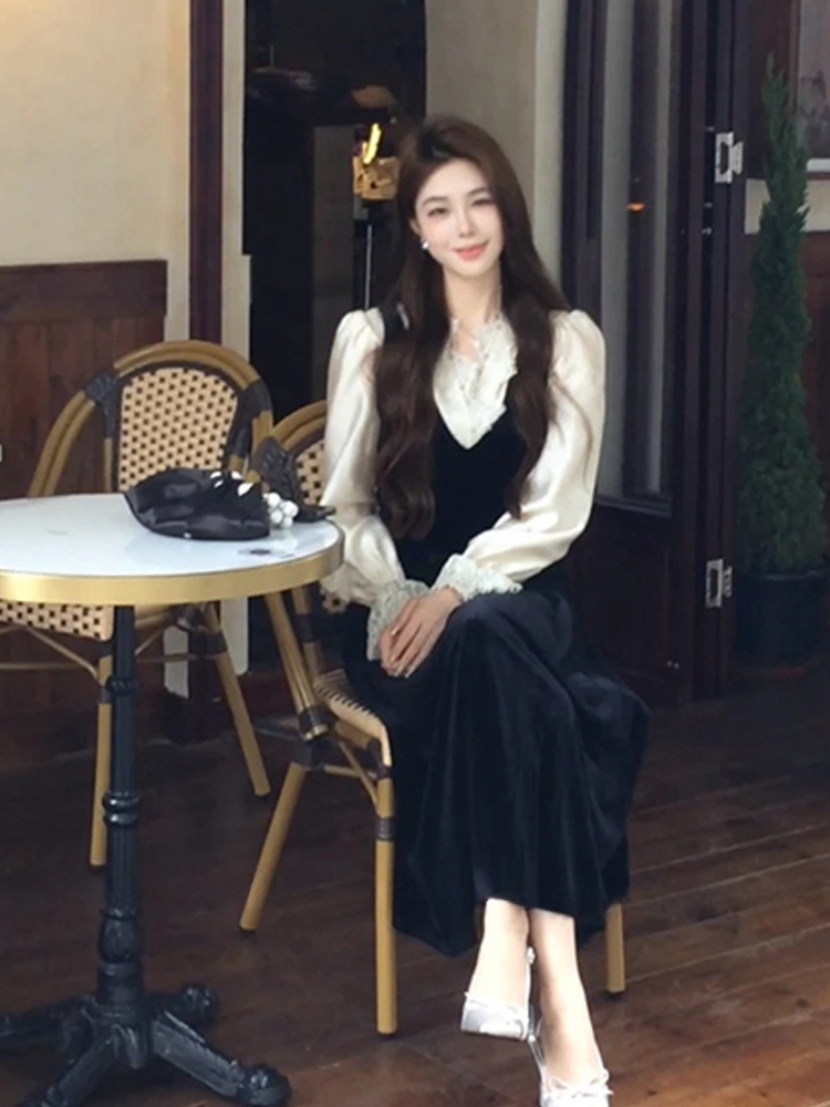 Elegancka jedwabna koszula z k – Korean Style A Line Shirt Dress recenzja i cena