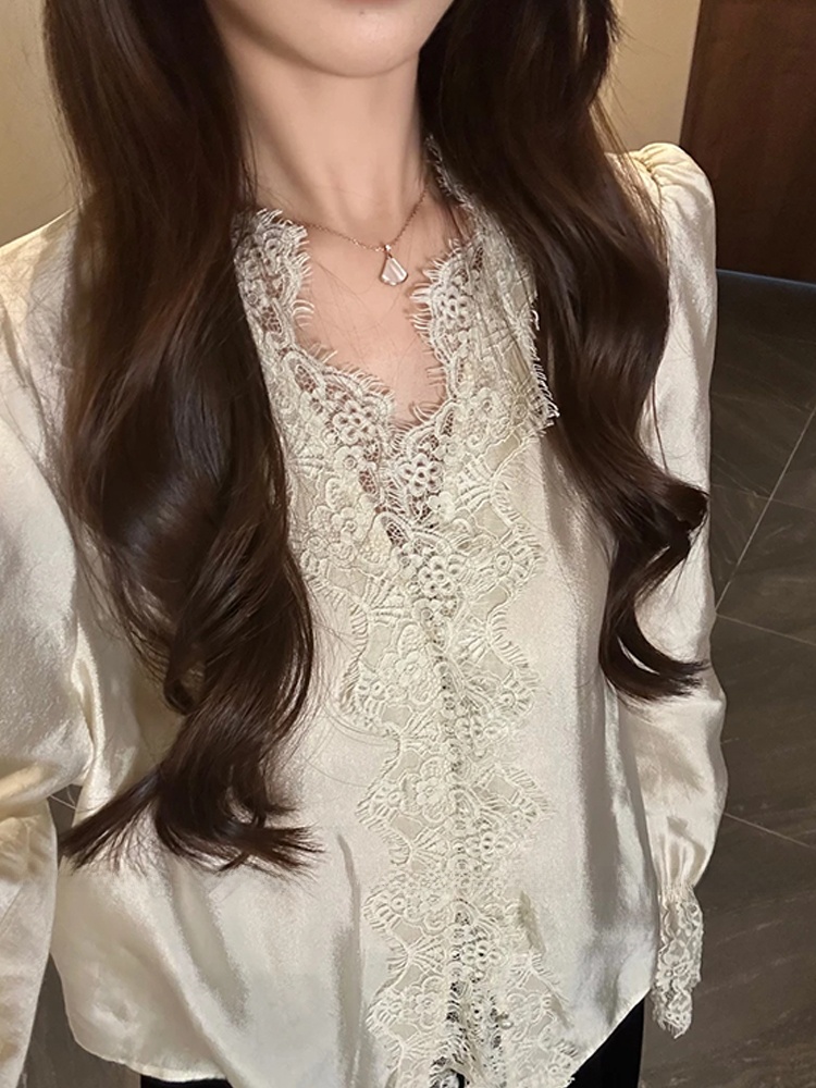 Elegancka jedwabna koszula z k – Korean Style A Line Shirt Dress recenzja i cena