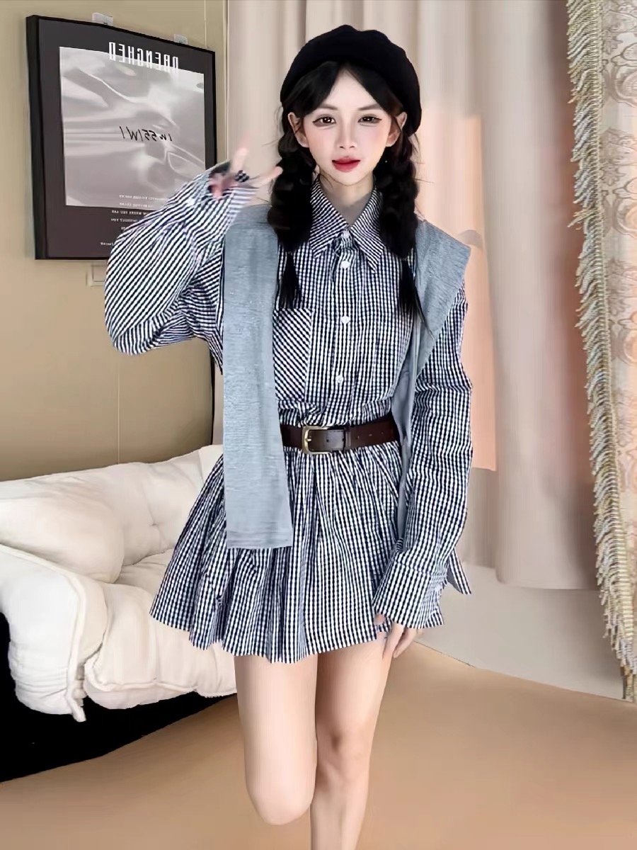 Sukienka koszulowa w koreański – Korean Style A Line Shirt Dress recenzja i cena