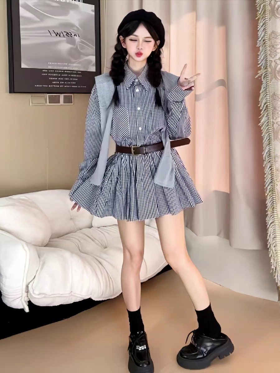Sukienka koszulowa w koreański – Korean Style A Line Shirt Dress recenzja i cena