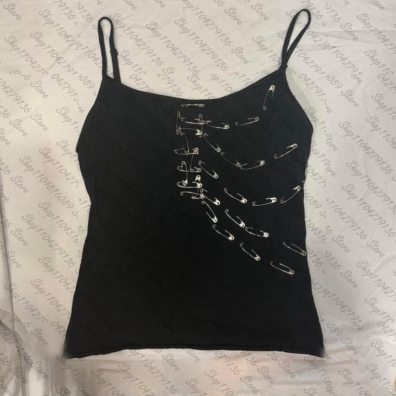 Vintage Punk Gothic Camisole T – Y2K Graphic Baby Tee Crop recenzja i cena