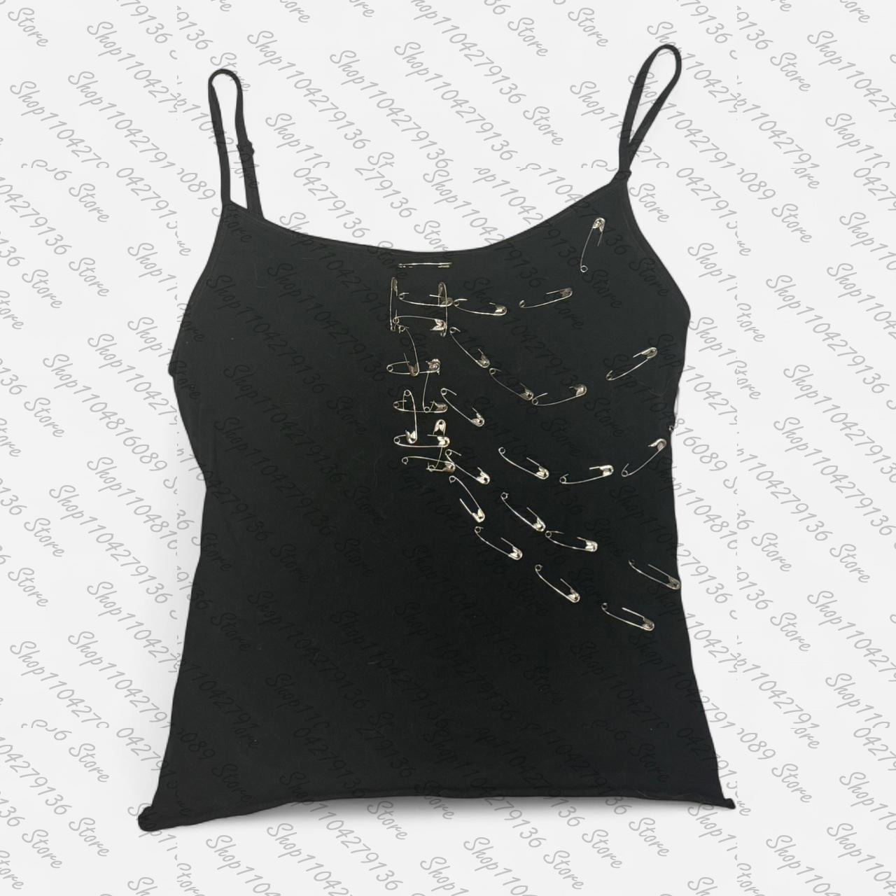 Vintage Punk Gothic Camisole T – Y2K Graphic Baby Tee Crop recenzja i cena