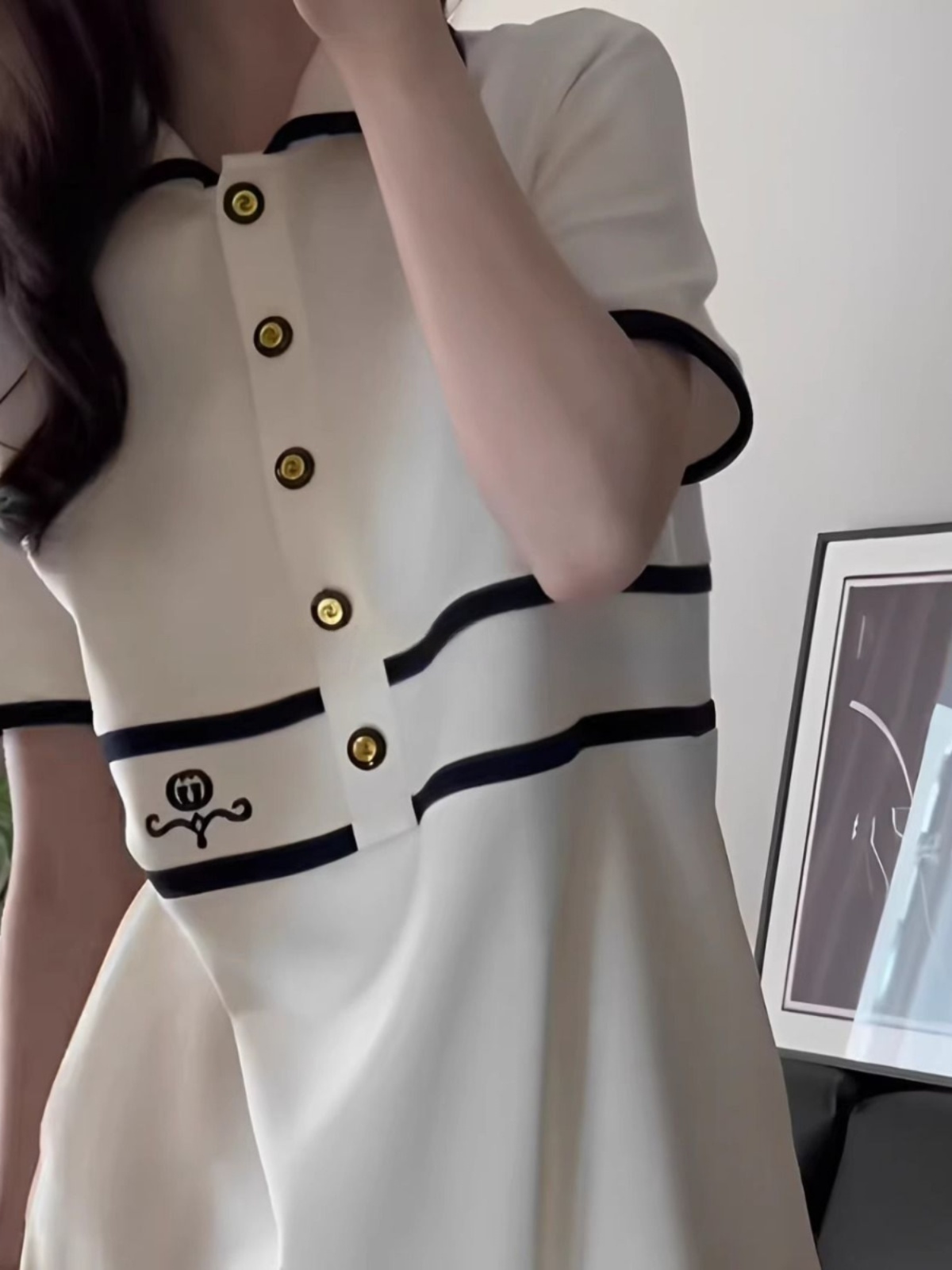 Sukienka plus size z krótkim r – Korean Style A Line Shirt Dress recenzja i cena