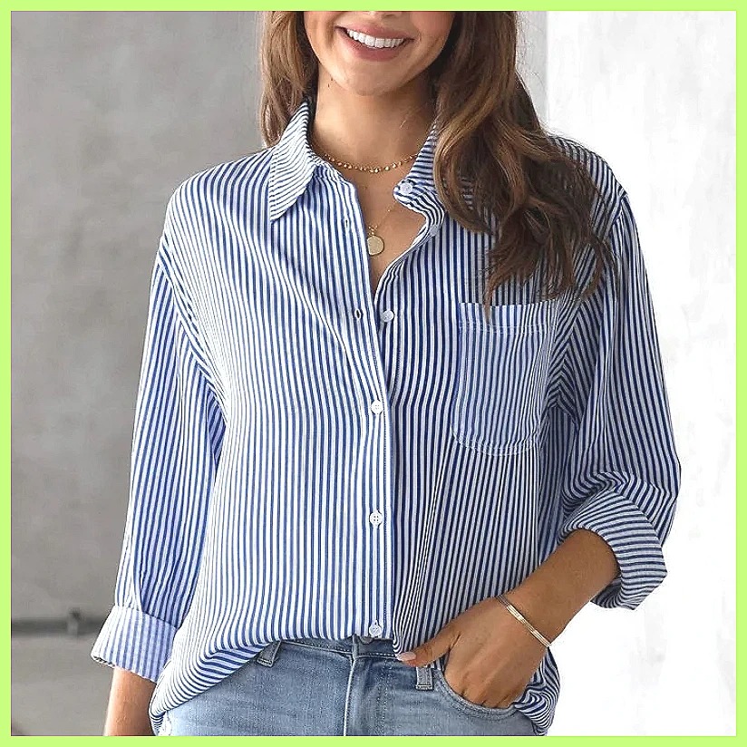 Nowa, prążkowana, oversize'owa – Blouses recenzja i cena