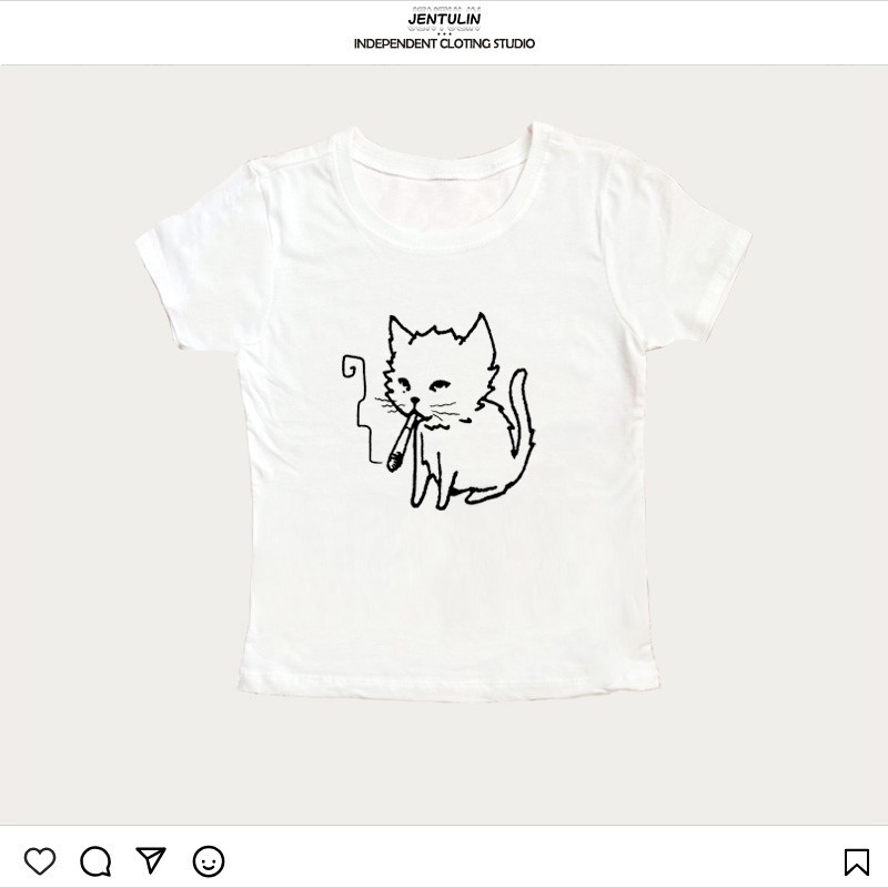 Koreański styl Y2k lata 90. Ba – Y2K Graphic Baby Tee Crop recenzja i cena