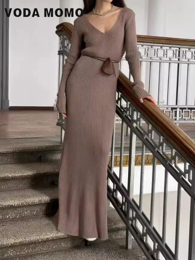 Długie Rękawy Uniwersalne Suki – Bodycon Long Sleeve Ribbed Dress recenzja i cena