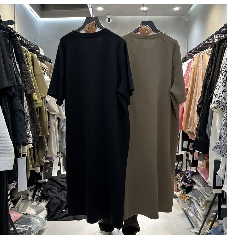 Sukienka T-shirt damska plus s – Korean Style A Line Shirt Dress recenzja i cena